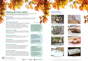 Making art from nature PDF preview