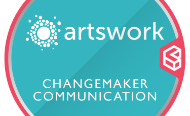 Artswork Digital Badge for Changemaker Communication